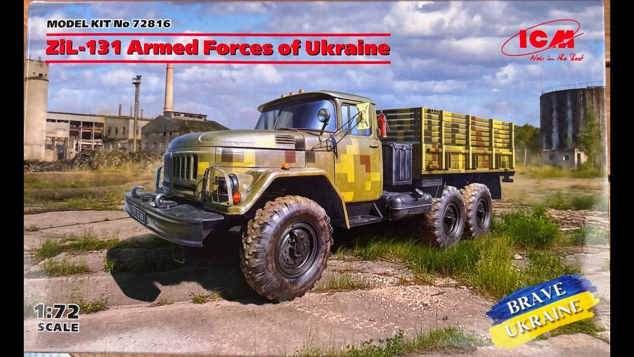 ICM Ukraine Zil-131 Military Truck 1/72 72816 kit review