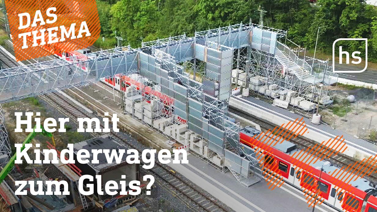 Über 2 Jahre Baustelle am Friedrichsdorfer Bahnhof | hessenschau DAS THEMA
