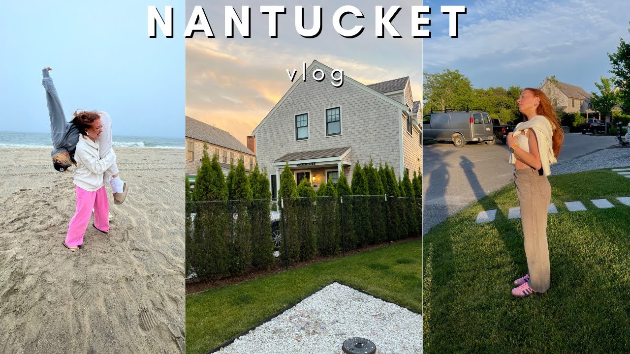 VLOG | Week on Nantucket * coffee, ice cream, bike riding & more*