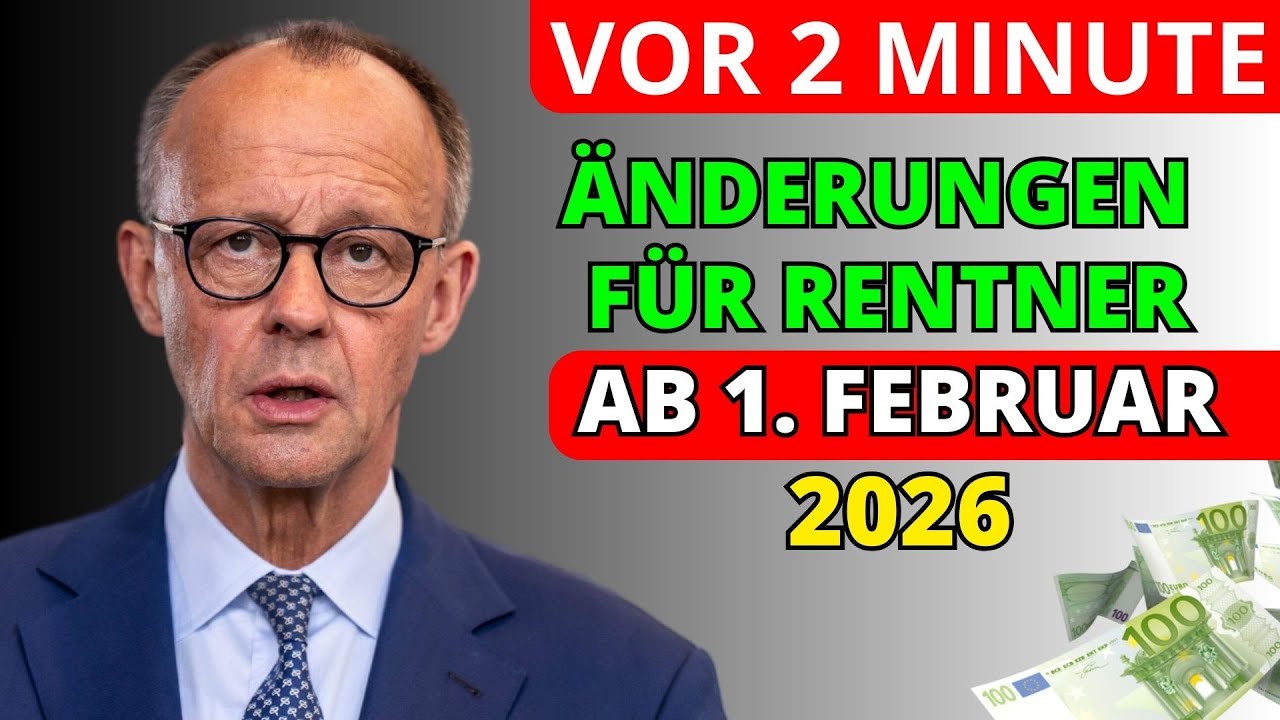 Rente 2026: Was sich ab 1. Februar für Rentner ändert
