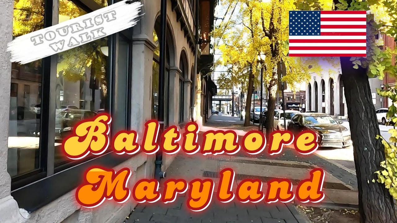 Walking Tour Around Amazing Baltimore, Maryland