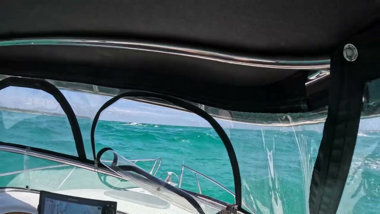 south passage bar crossing, baysport 600 offshore