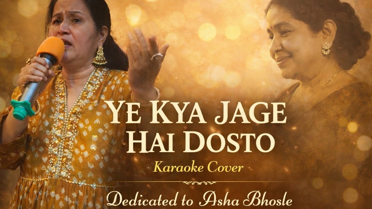 Ye Kya Jage Hai Dosto | Karaoke Cover by Ratnaa | Dedicated to Asha Bhosle