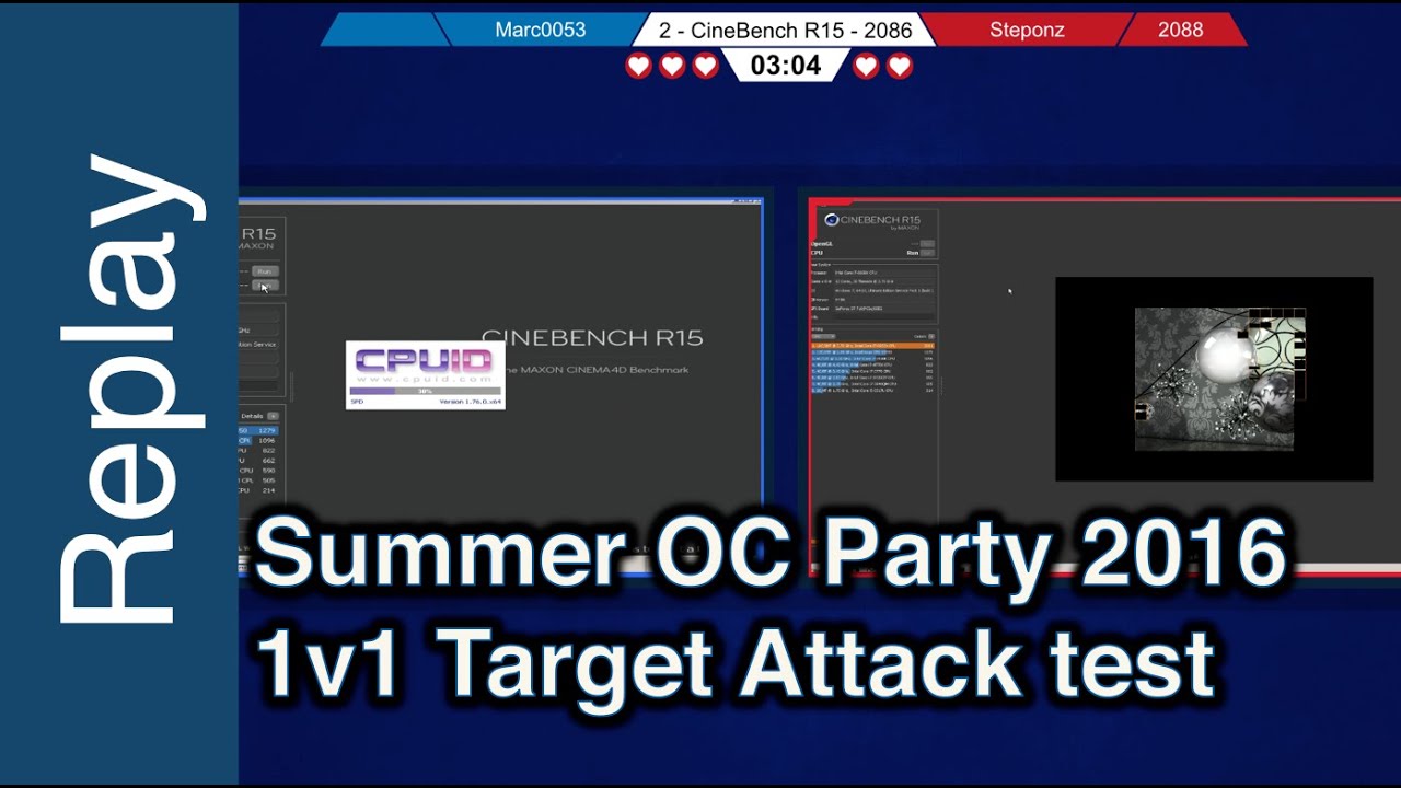 Target Attack 1v1 live OC concept testing - Summer OC Party 2016