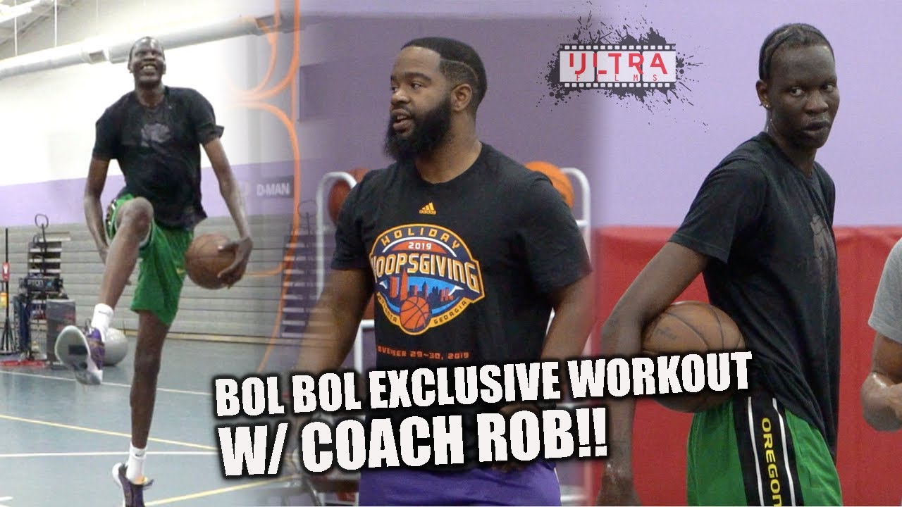 Bol Bol EXCLUSIVE WORKOUT W/ COACH ROB!! | NASTY EASTBAY