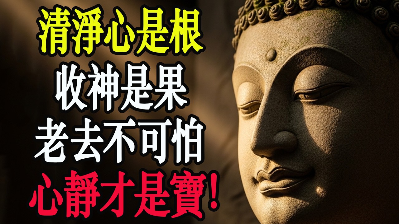 清淨心是根，收神是果：給所有即將老去的人一封心靈指南