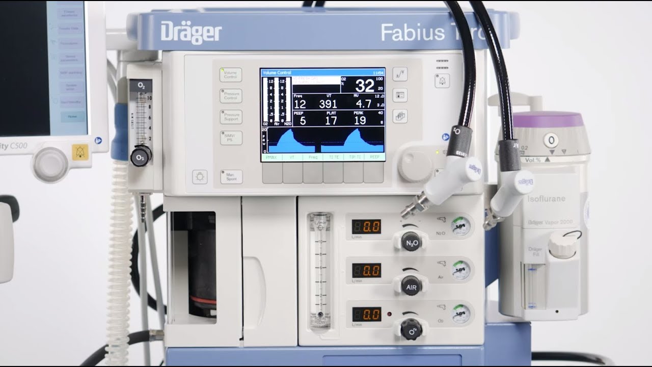 Dräger Fabius Tiro - The E-Vent piston ventilator