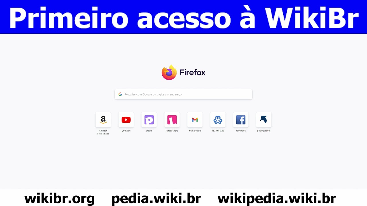 01 - Criando usu&aacute;rio na plataforma | Wiki Brasil