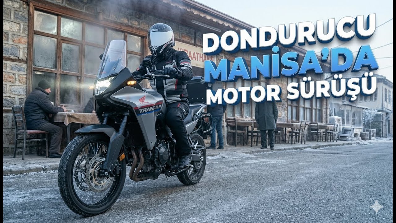 Hava Buz | Transalp 750 | Hafta Sonu | Manisa Vlog