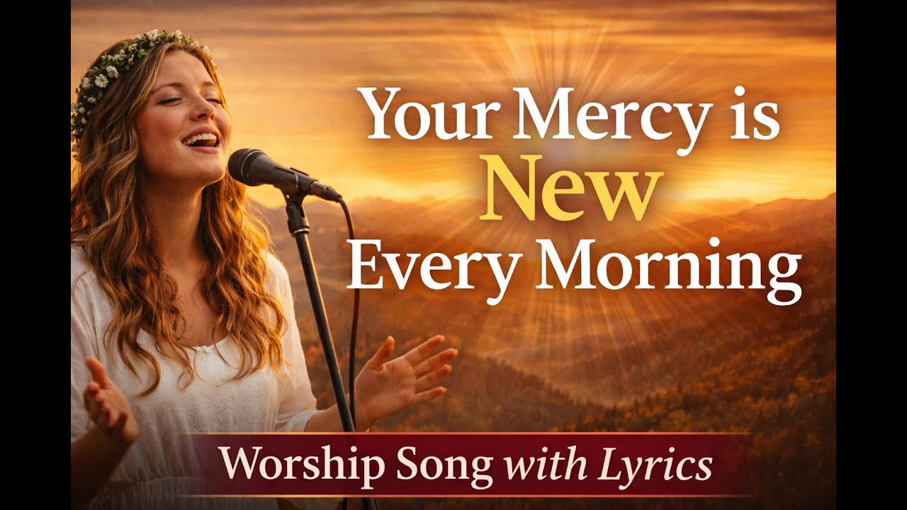 Your Mercy Is New Every Morning | Modern Christian Worship Song | Official Lyric Video