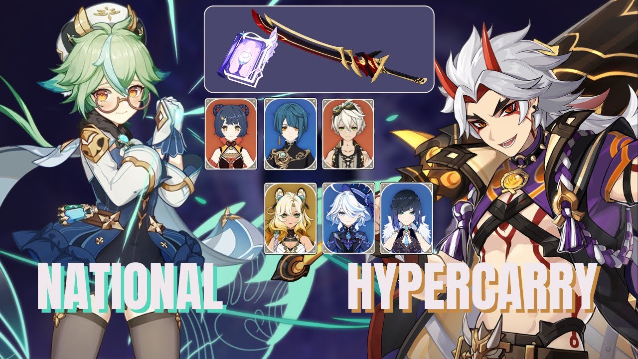 C6 Sucrose National - C2 Itto + Xilonen Hypercarry | 5.1 Spiral Abyss