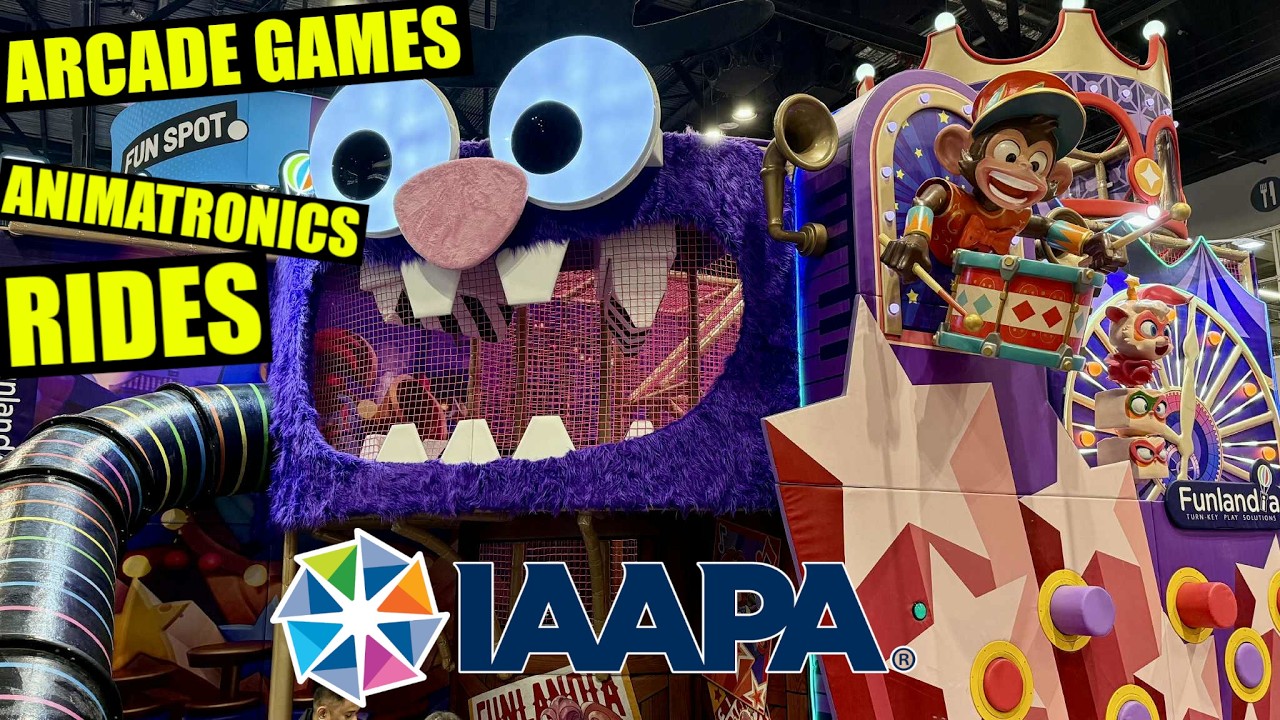 Лучшее с выставки IAAPA Expo 2025 (новые аттракционы, аркадные игры, аниматроника и многое другое)