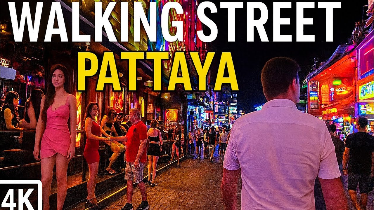 🇹🇭 What Really Happens on Pattaya Walking Street at Night|😱 Unfiltered 4K Visuals  #pattaya
