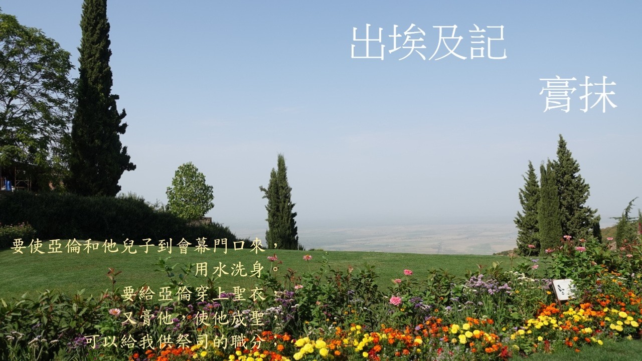 靈修:出埃及記-膏抹 20260303 (潮語讀經版)