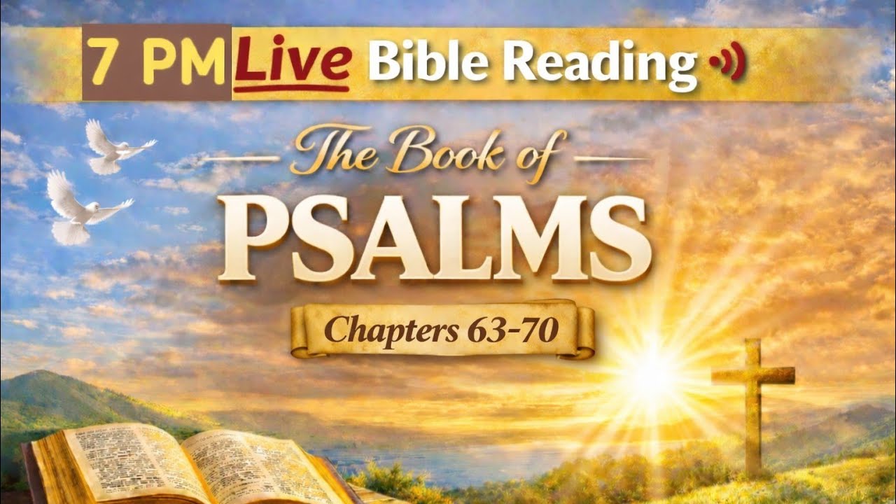 7am Live Bible Reading  / Psalms Chapters 63-70