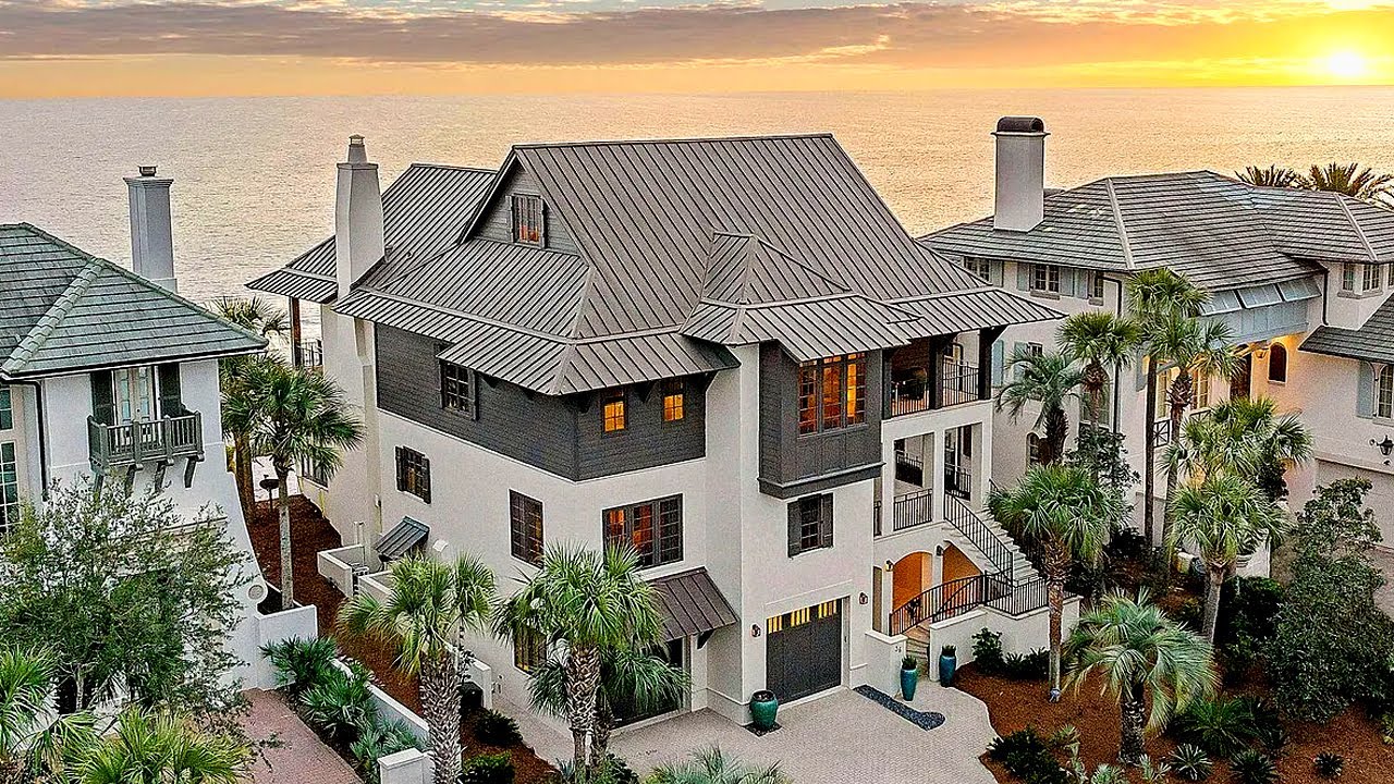 Santa Rosa Beach Florida Beach House Tour - Luxury Beachfront Living