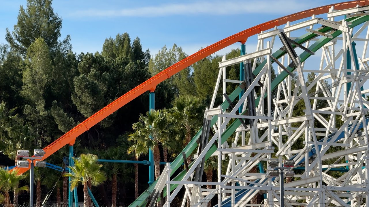 New markers for 2026 coaster | Goliath repaint & more | Six Flags Magic Mountain Dec 23, 2024