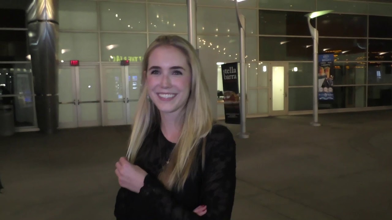 Spencer Locke talks about her stalker after she saw a movie at ArcLight Theatre in Hollywood