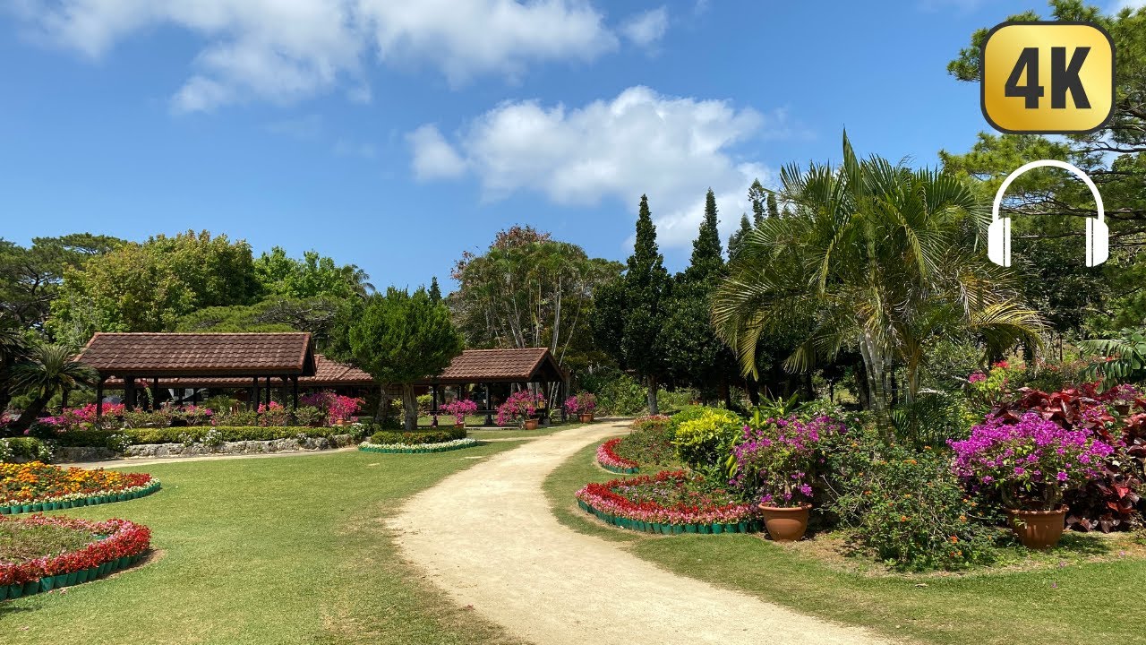 4K Miyakojima Botanical Garden Walk - Okinawa