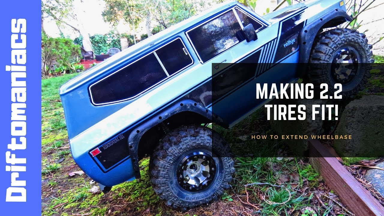Making 2.2 Tires Fit Redcat Gen 8 - Extending The Gen 8 Wheelbase