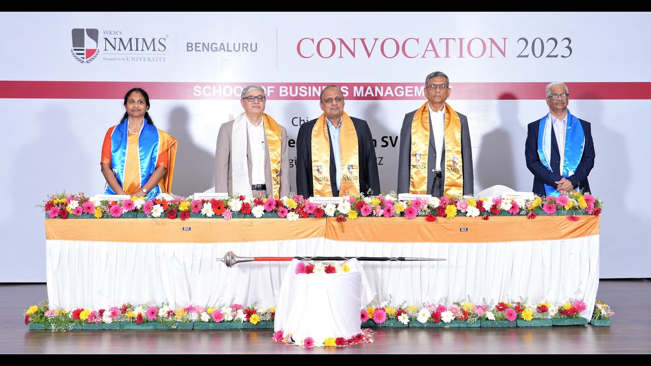 12th CONVOCATION | SCHOOL OF BUSINESS MANAGEMENT | NMIMS | BENGALURU