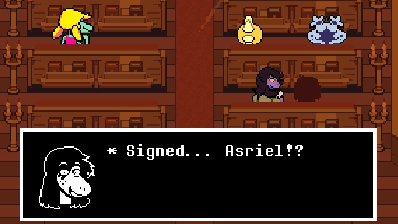 Susie Reads Asriel's Letter - Deltarune Chapter 4