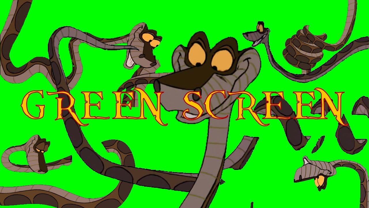 Kaa GREEN SCREEN || Kaa and Mowgli's SECOND encounter full green screen! (DOWNLOAD IN COMMENTS.)