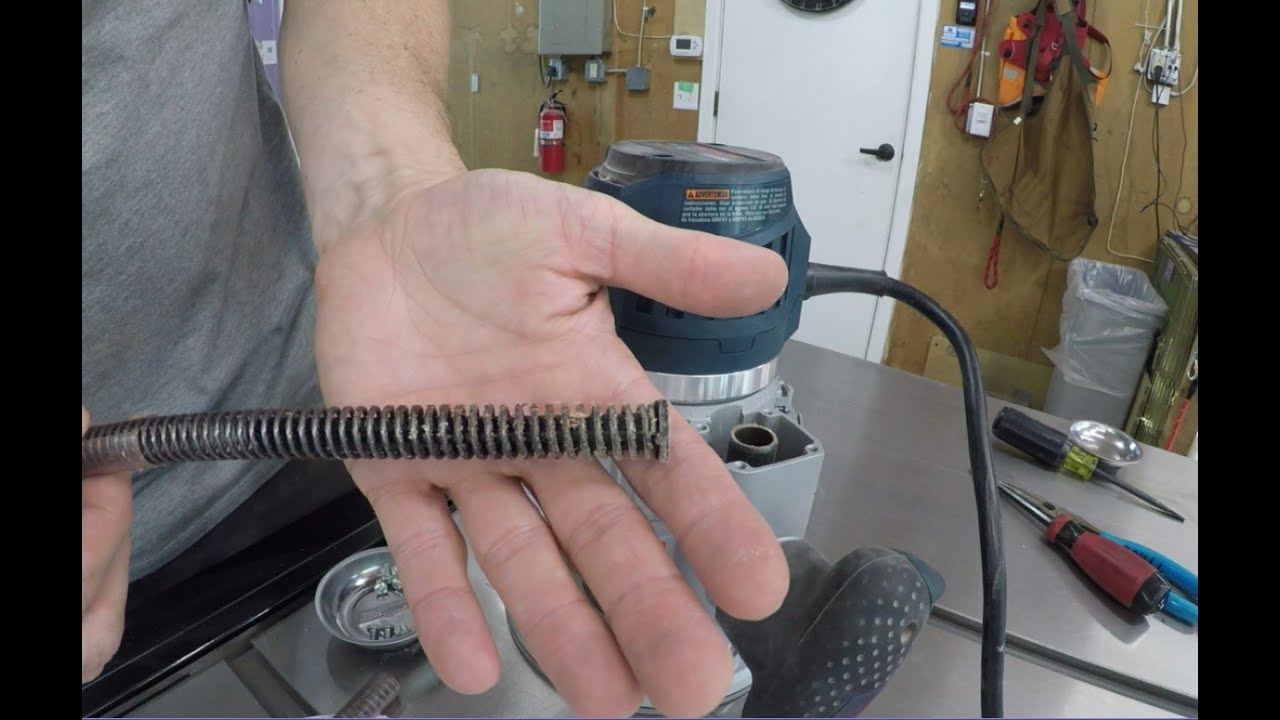 Bosch Plunge Router Base Cleaning & Maintenance
