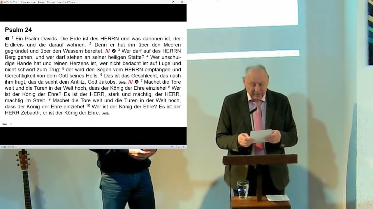 Mittendrin Chrischonagemeinde  Efringen-Kirchen Gottesdienst  14.02.2026