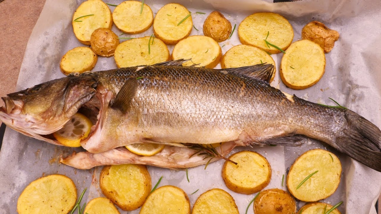 SPIGOLA AL FORNO CON PATATE