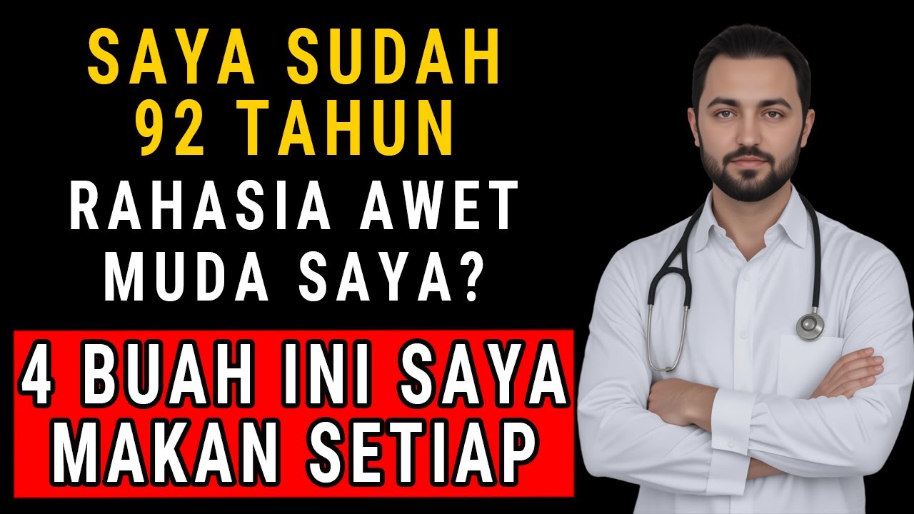 4 BUAH WAJIB dan MURAH untuk Lansia yang Ingin Hidup Sehat hingga Usia 100 Tahun! | Kesehatan Lansia