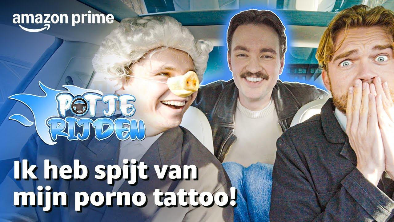 Bram Krikke over zijn middelbare school crush en  tattoo | LOL: Last One Laughing S3 | Potje Rijden
