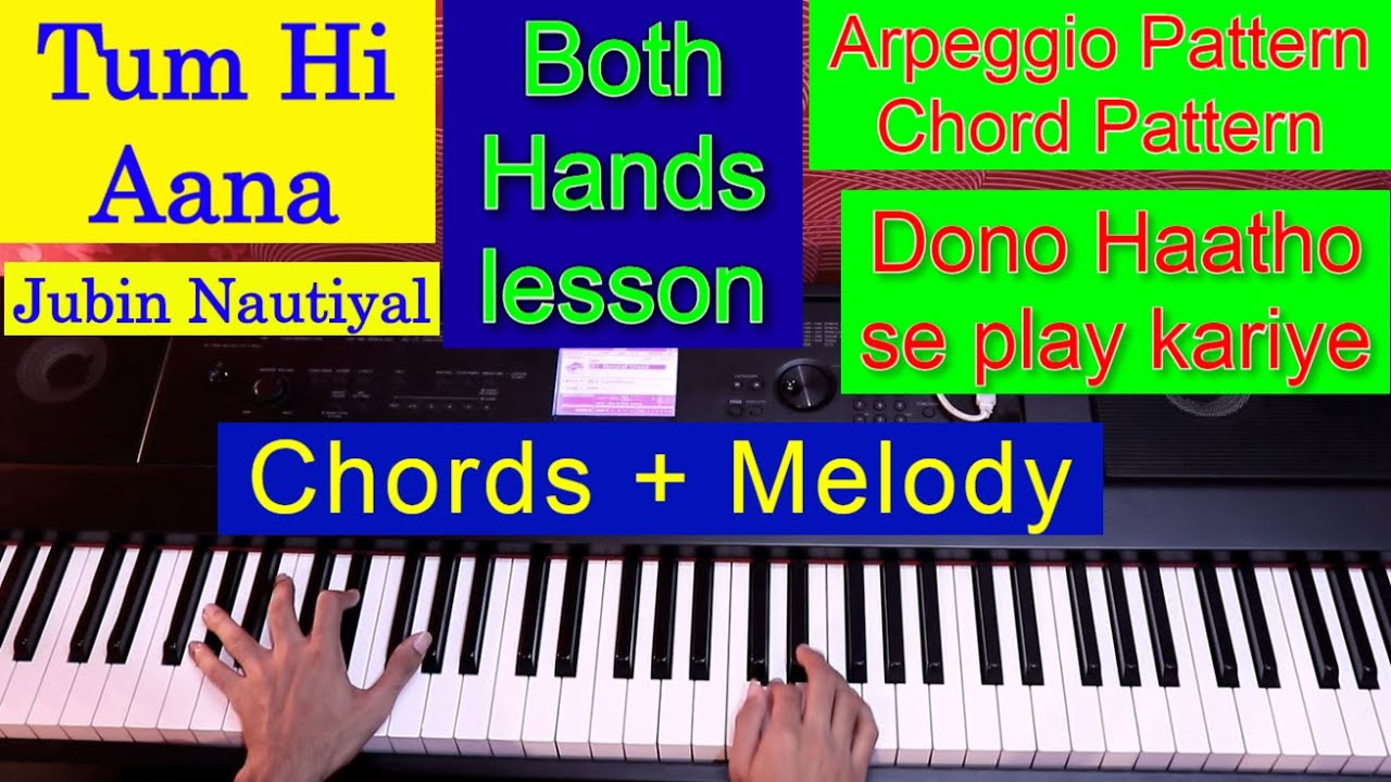 Tum Hi Aana Piano | Marjaavaan | Sidharth M, | Jubin Nautiyal | Piano Tutorial