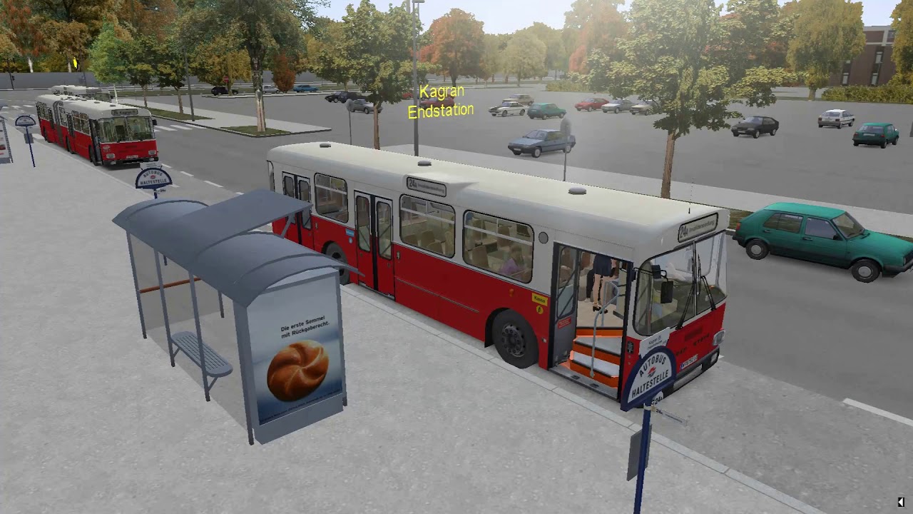 Io Joc: Omsi II - Viena / Linia 24A (Setup al Traseului + Gameplay)