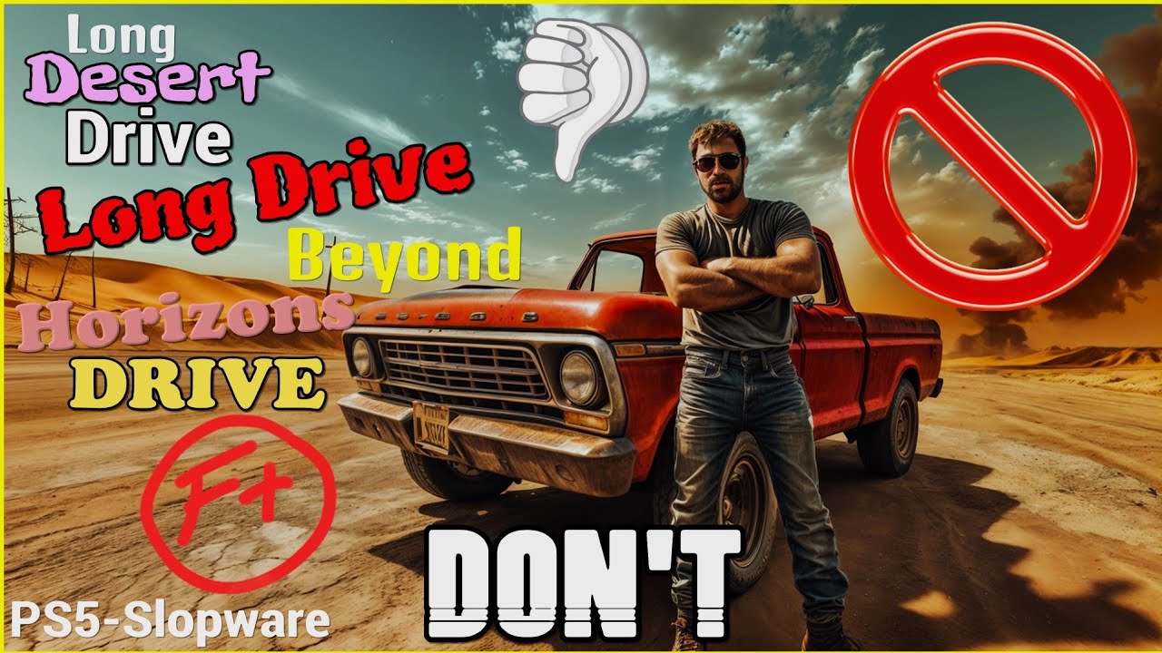 The Long Desert Drive - Long Drive Beyond Horizons - PS5 Slopware - Initial Hands-on Review 