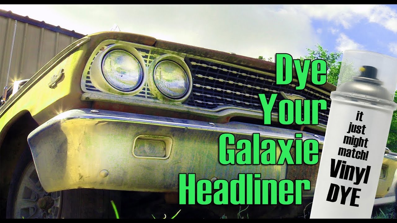 Paint Your Headliner With Vinyl Dye