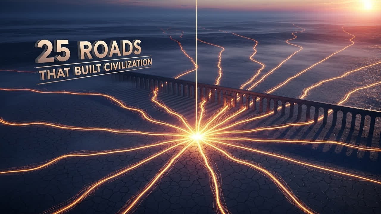 How 25 Ancient Road Networks Engineered the GLOBAL Map