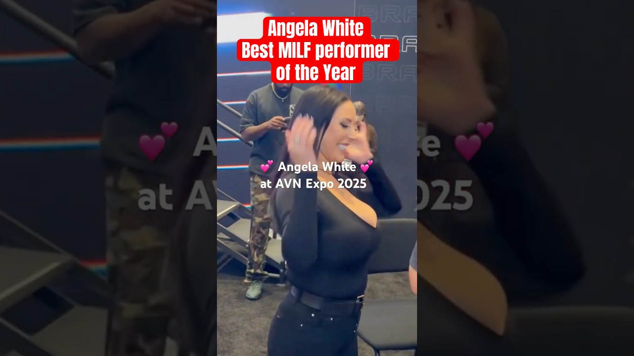 Best Female Porn star of the year  Angela White at AVN Expo 2025 #shortsfeed #lasvegas #lgbtq #milf