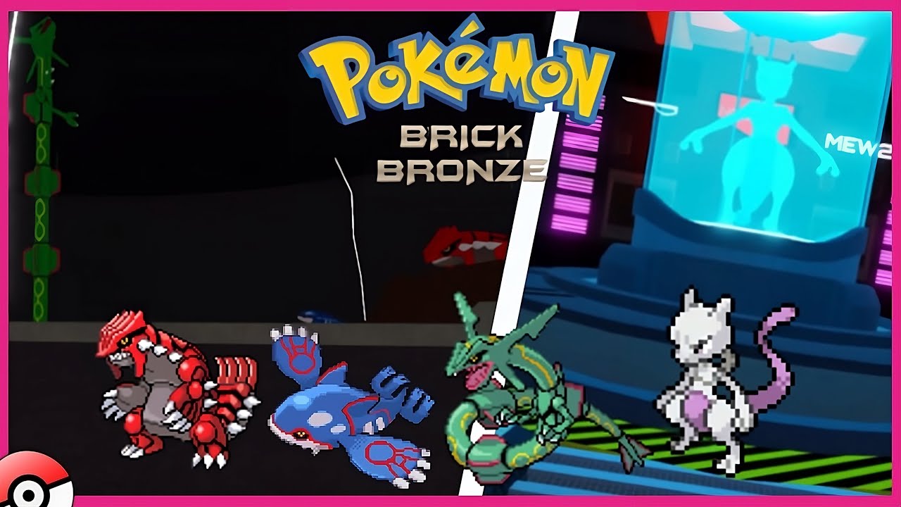 HOW TO GET MEWTWO, GROUDON, KYOGRE, & RAYQUAZA IN POKÉMON BRICK BRONZE