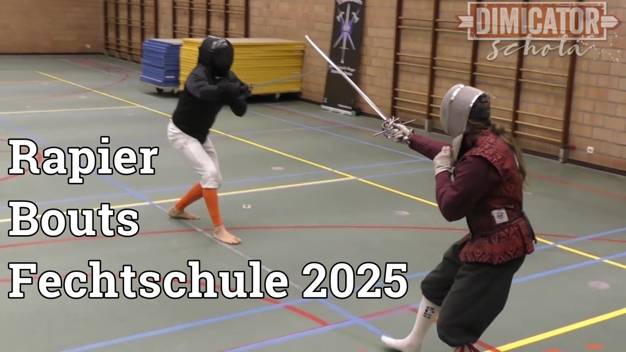 Some rapier bouts from Fechtschule 2025 in Bruges
