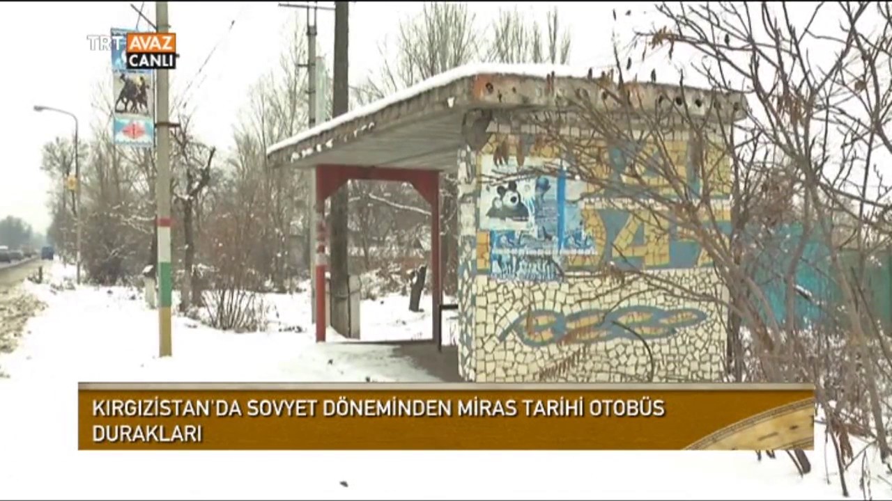 Kırgızistan'da Sovyet Döneminden Kalan Otobüs Duraklarını Gördünüz Mü? - Devrialem - TRT Avaz