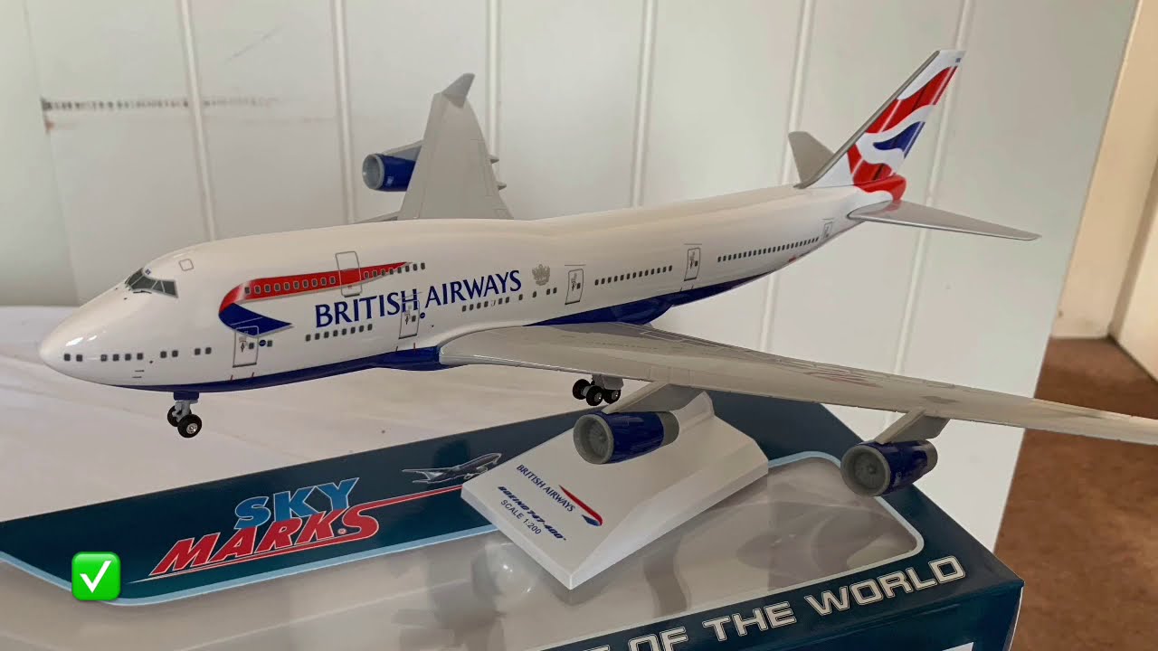 Unboxing of British Airways 747-400 - Skymarks Modes