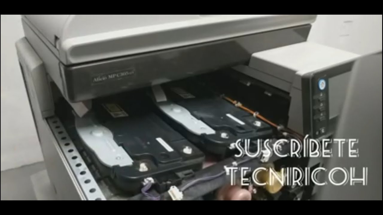 Quitar y Limpiar el Laser de Ricoh MPC305/306/307 #TECNIRICOH