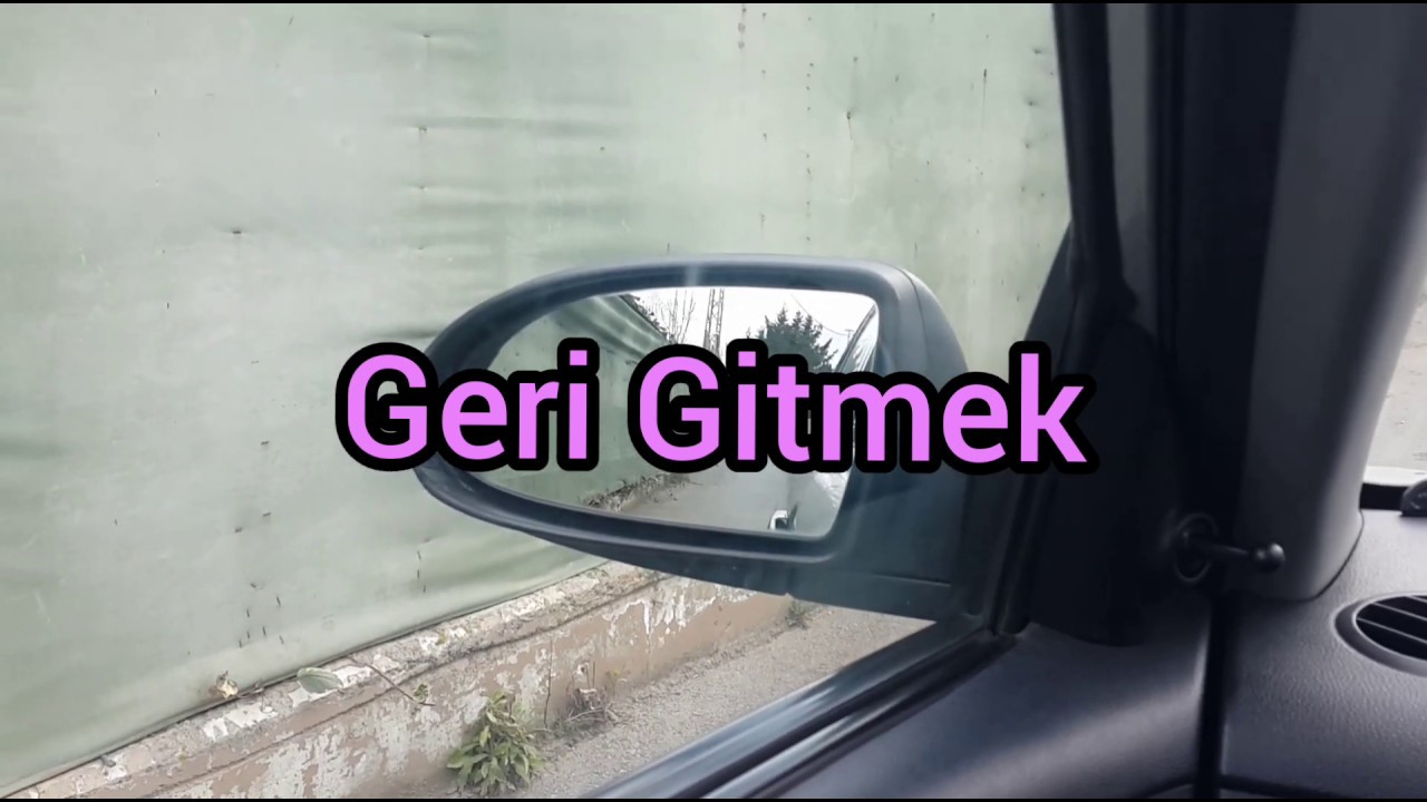 Geri Geri Gitmek.Özel Direksiyon Dersi.