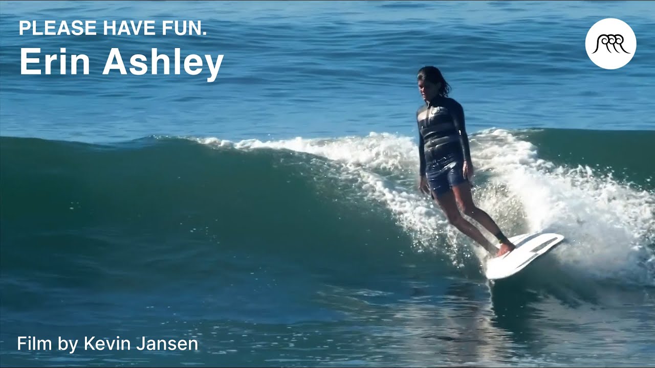 Erin 'Worm' Ashley surfing longboard | excerpt from 