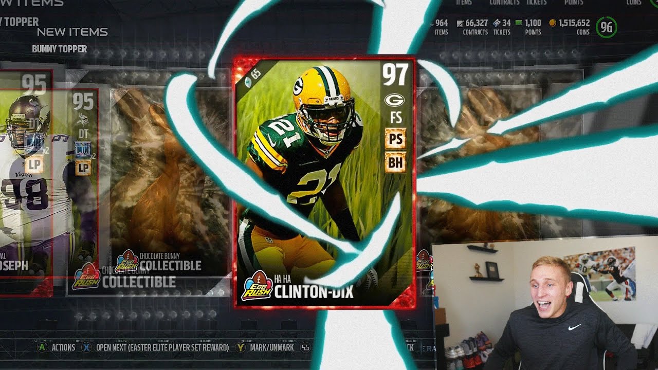 MY GREATEST MUT PACK OPENING! PULLED ABSOLUTE FIRE IN EASTER PACKS! Madden 17