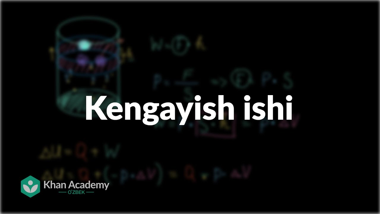 Kengayish ishi | Kimyoviy muvozanat | Kimyo