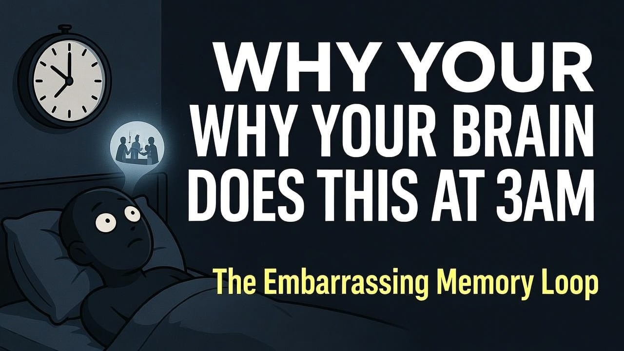 Why Your Brain Replays Embarrassing Memories at 3am