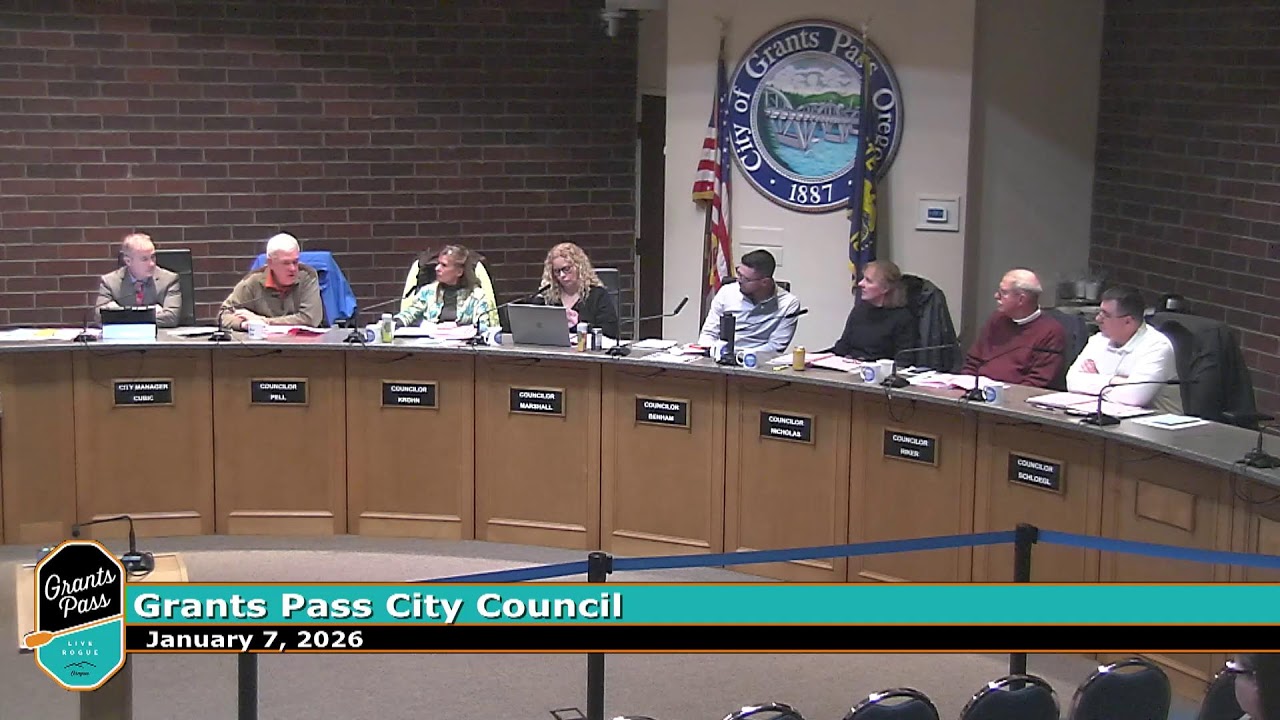 City of Grants Pass City Council Meeting January 7, 2026