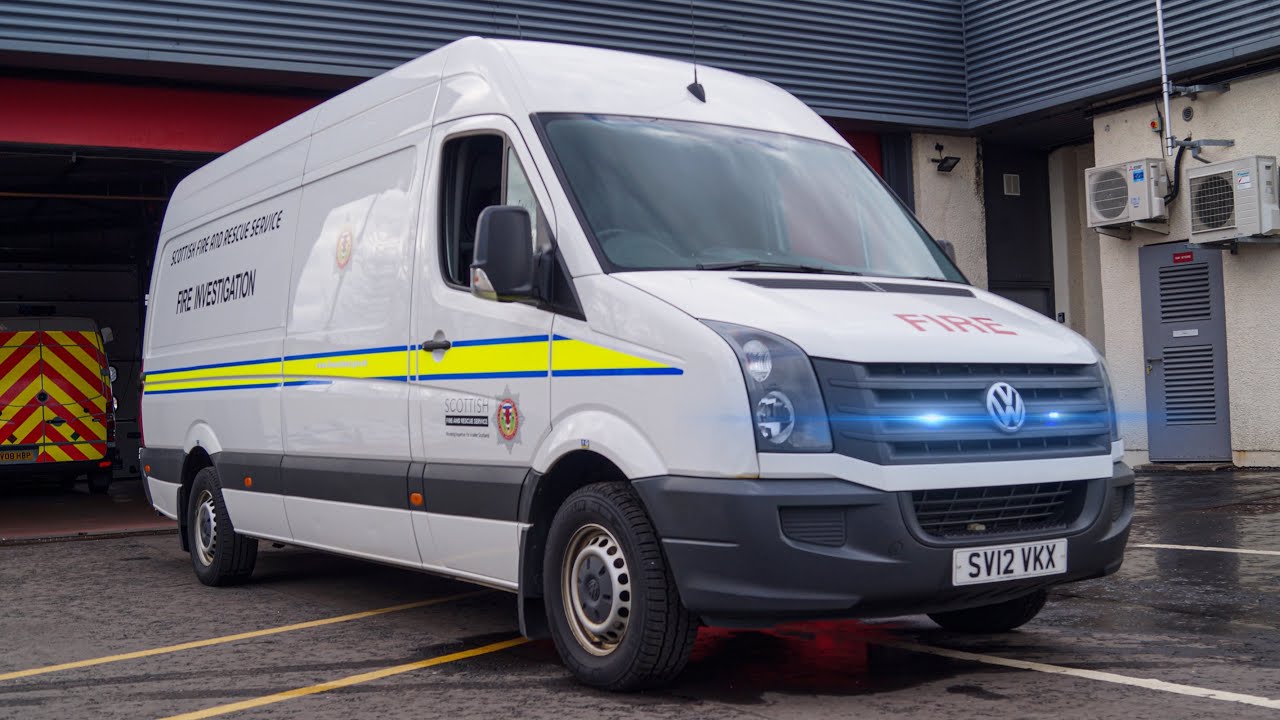 *Fire Investigation* FIU & Incident Support Vehicle (HazMat, BASU,) | Scottish Fire & Rescue Service